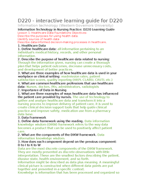 Wgu D220 Exam Questions With Correct Answers Wgu D220 Exam Questions With Correct Answers Wgu D220 Exam Questions With Correct Answers Wgu D220 Exam Questions With Correct Answers