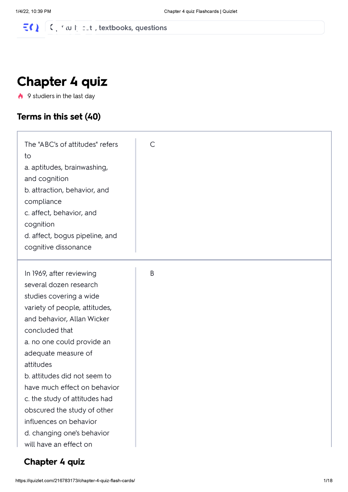 Chapter 4 Quiz Flashcards Quizlet - Upgrade: Free 7-da... Chapter 4 ...