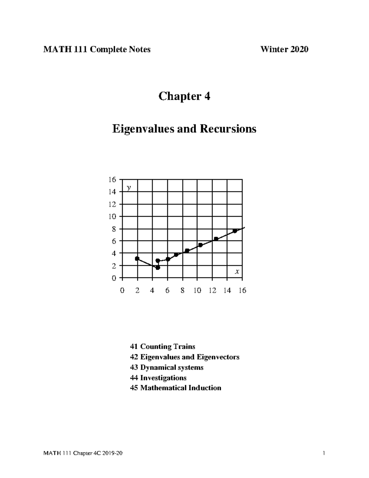 Chapter 4 - It is used on the class - MATH 111 Complete Notes Winter ...
