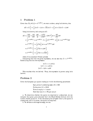 Assignment+1 - 1st assignment - FINN 222 – Assignment 1 (Due on 28th ...