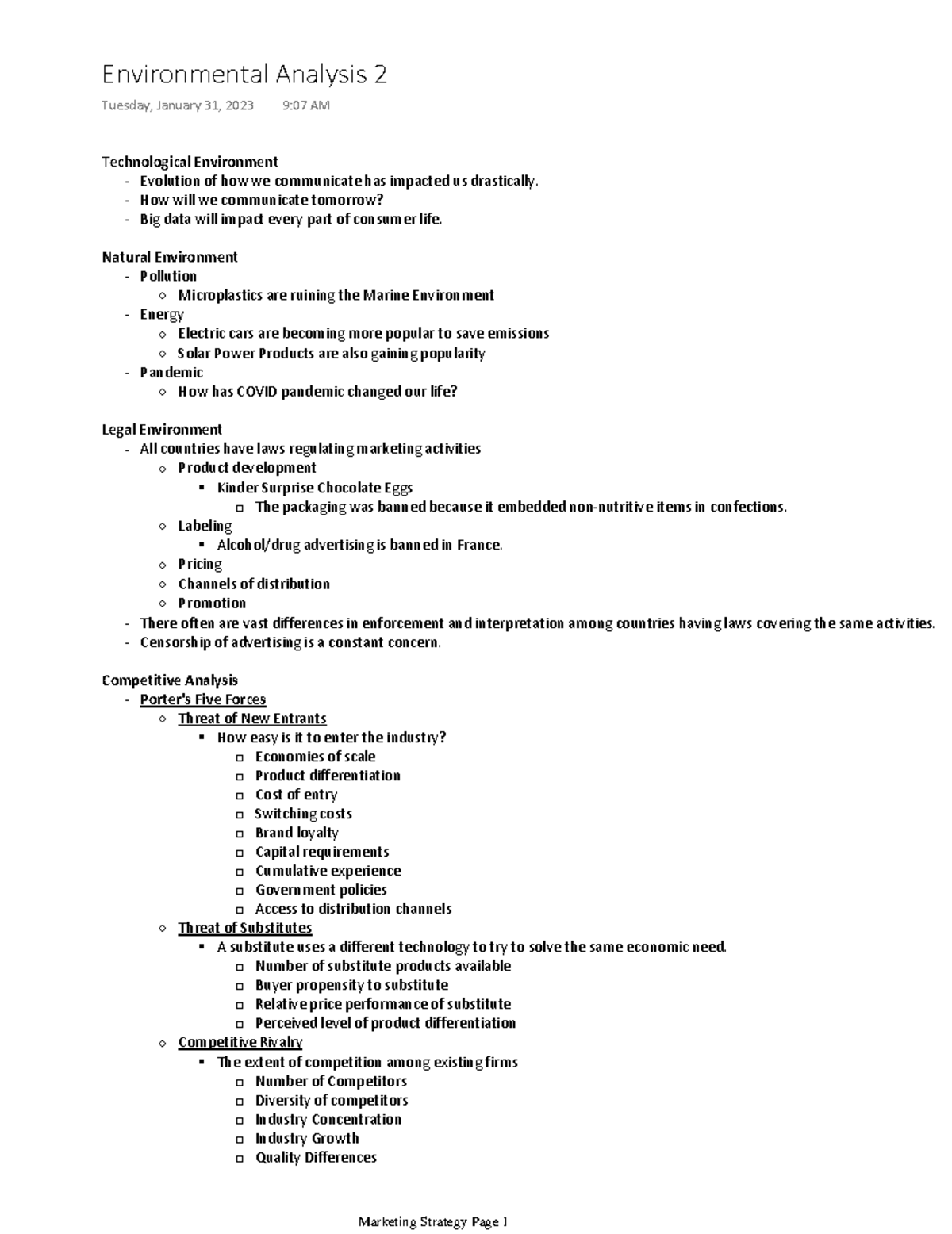Environmental Analysis 2 - Technological Environment Evolution of how ...
