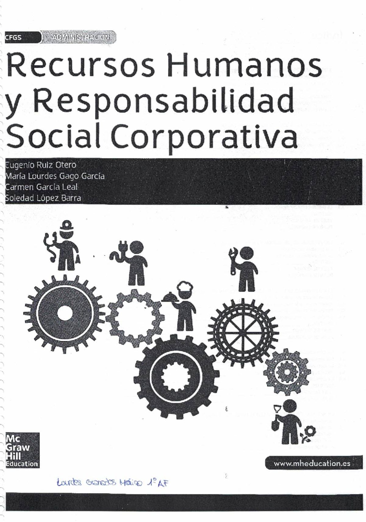 Recursos Humanos - Apuntes - Grado en RRLL y RRHH - Studocu