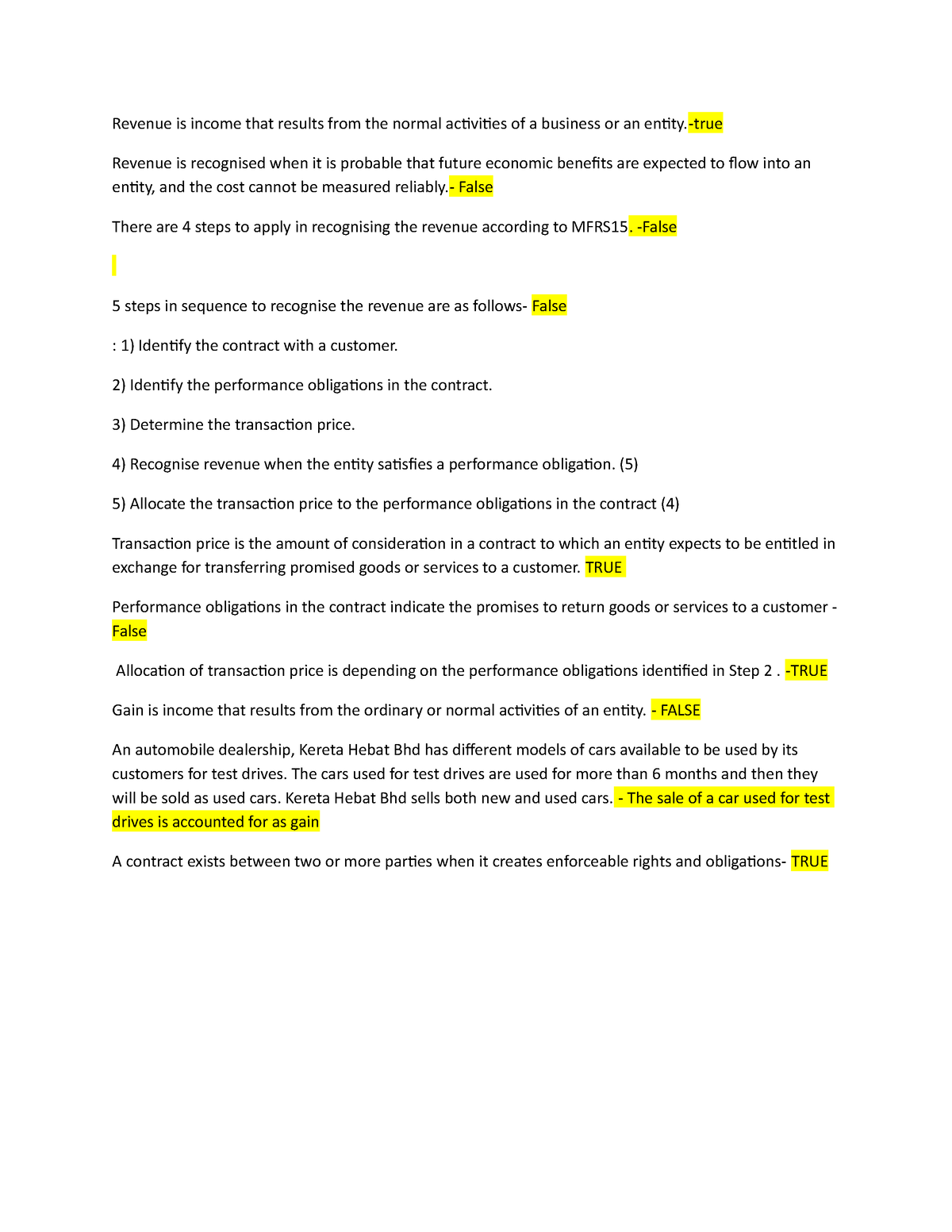 IA3- Midterm- Riviewer - Revenue Is Income That Results From The Normal ...