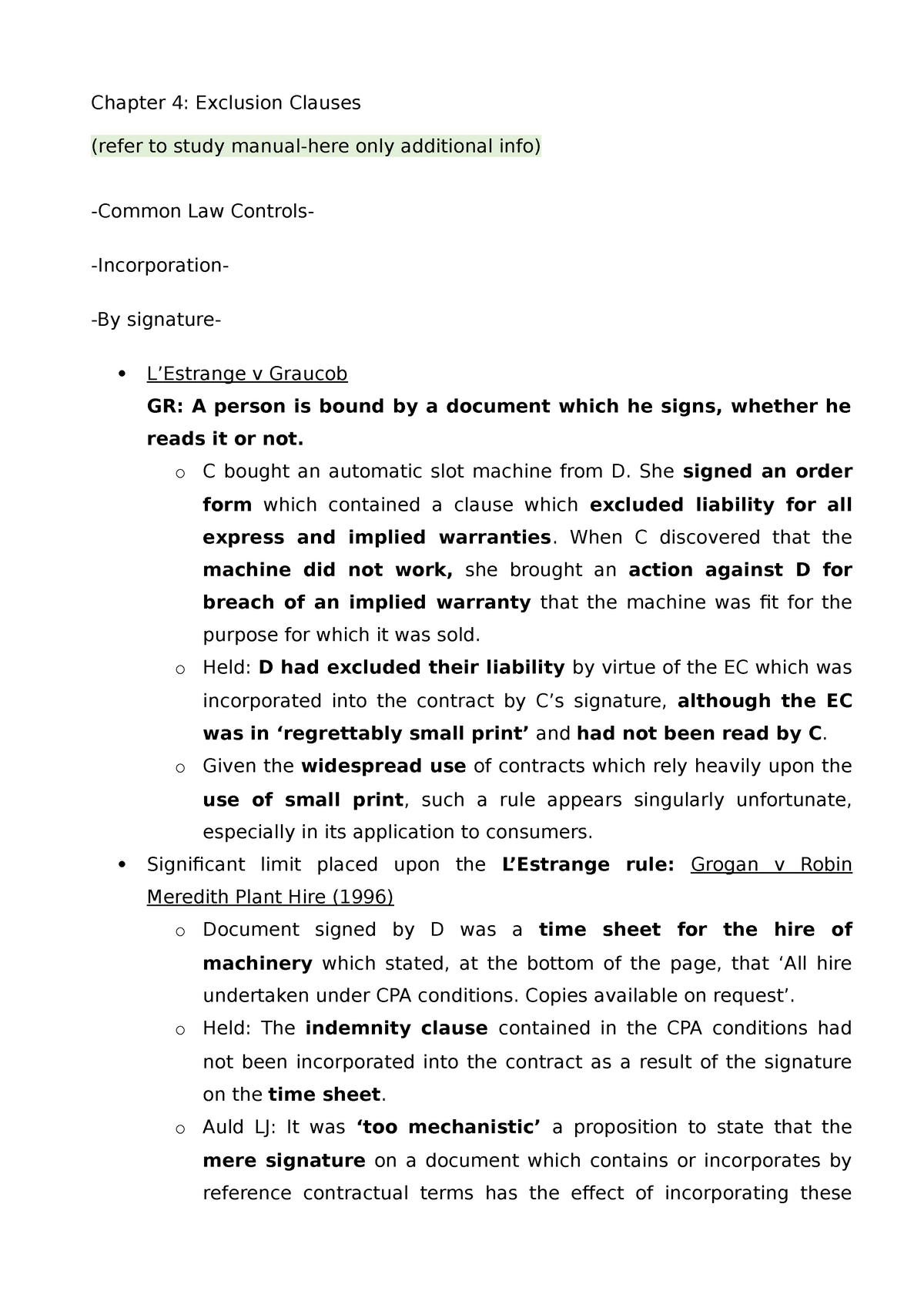 contract-law-chapter-4-exclusion-clauses-studocu