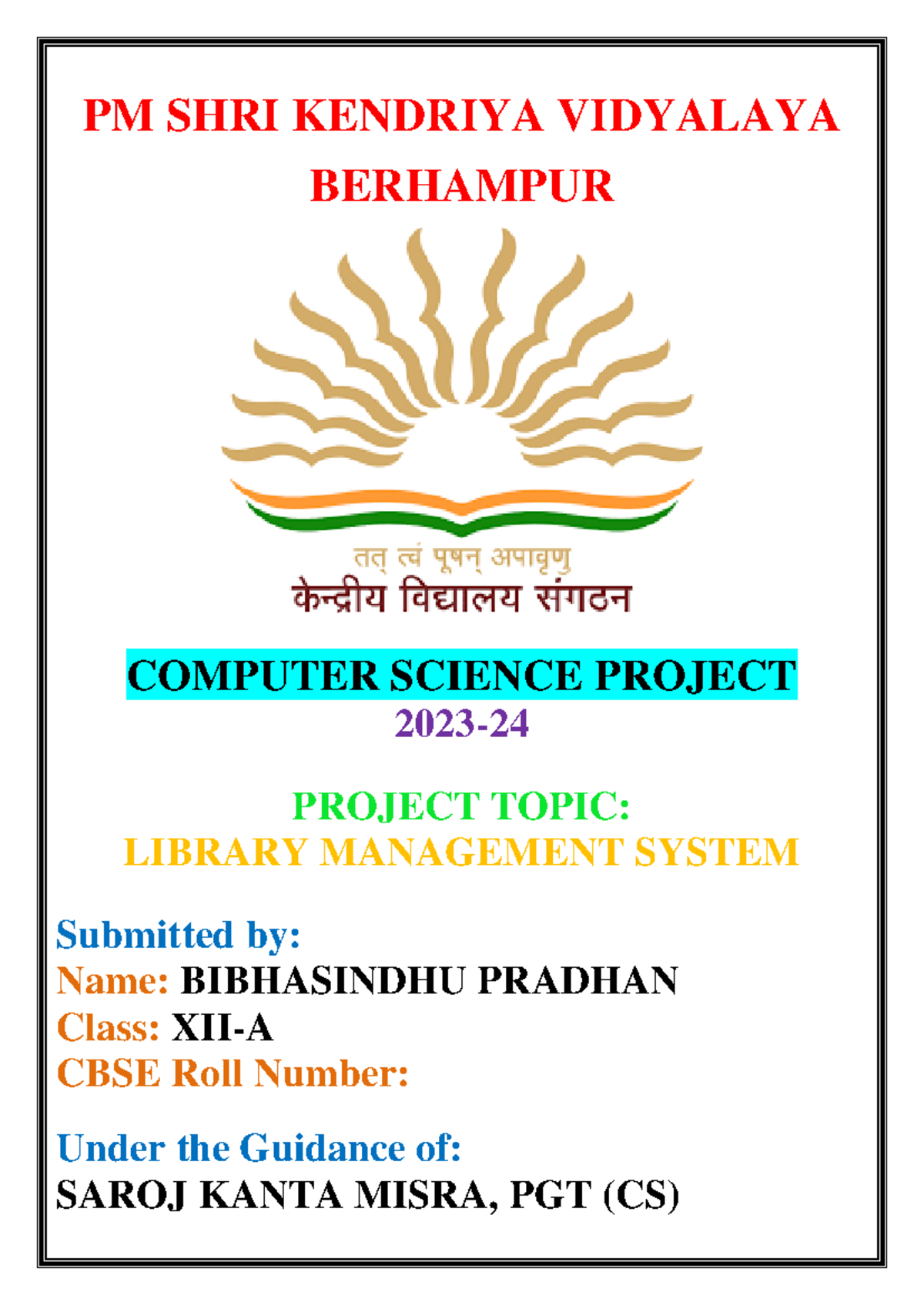 Digital-Library - sajdsd] - PM SHRI KENDRIYA VIDYALAYA BERHAMPUR ...