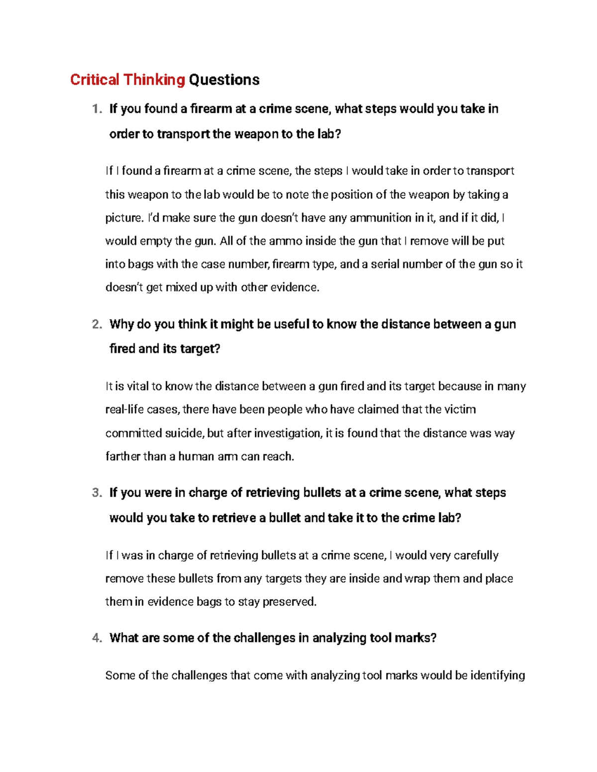 unit 5 critical thinking questions creative writing