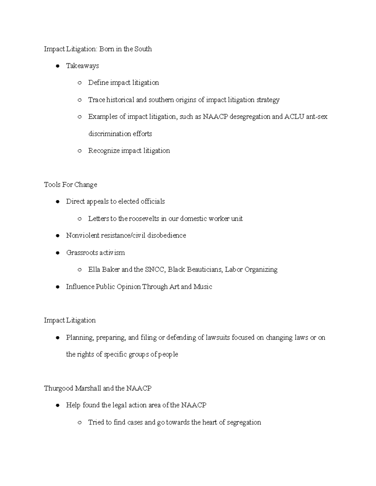 Impact Litigation Born in the South - Pearson (1935) Student denied ...