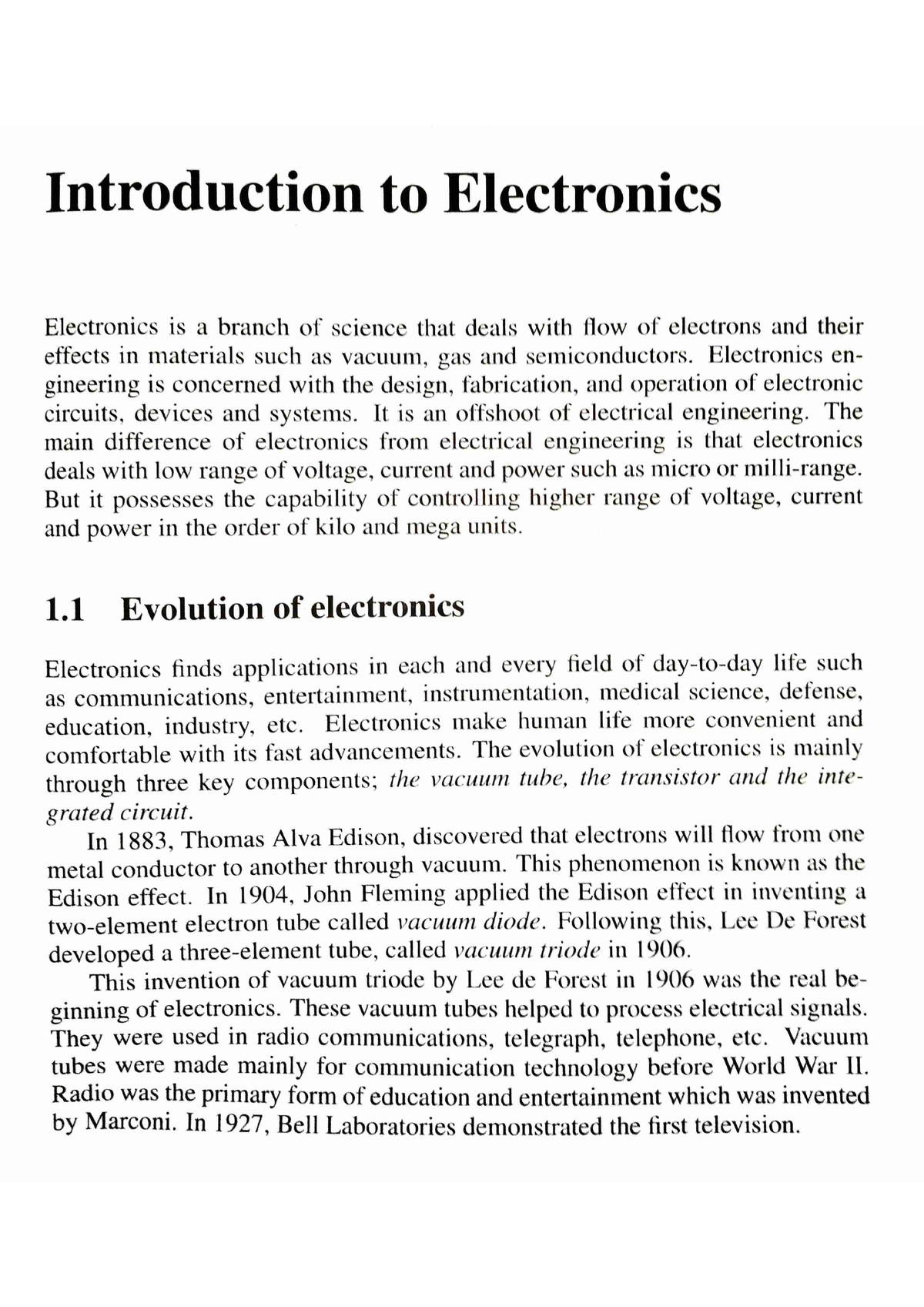 Introduction To Electronics - Basics Of Electrical & Electronics ...