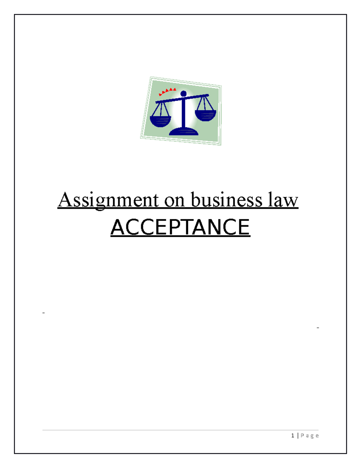 business law assignments