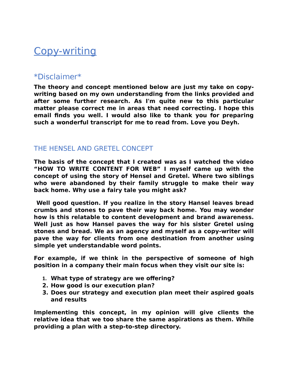 Copy writing for beginners and how to gain profit - Copy-writing