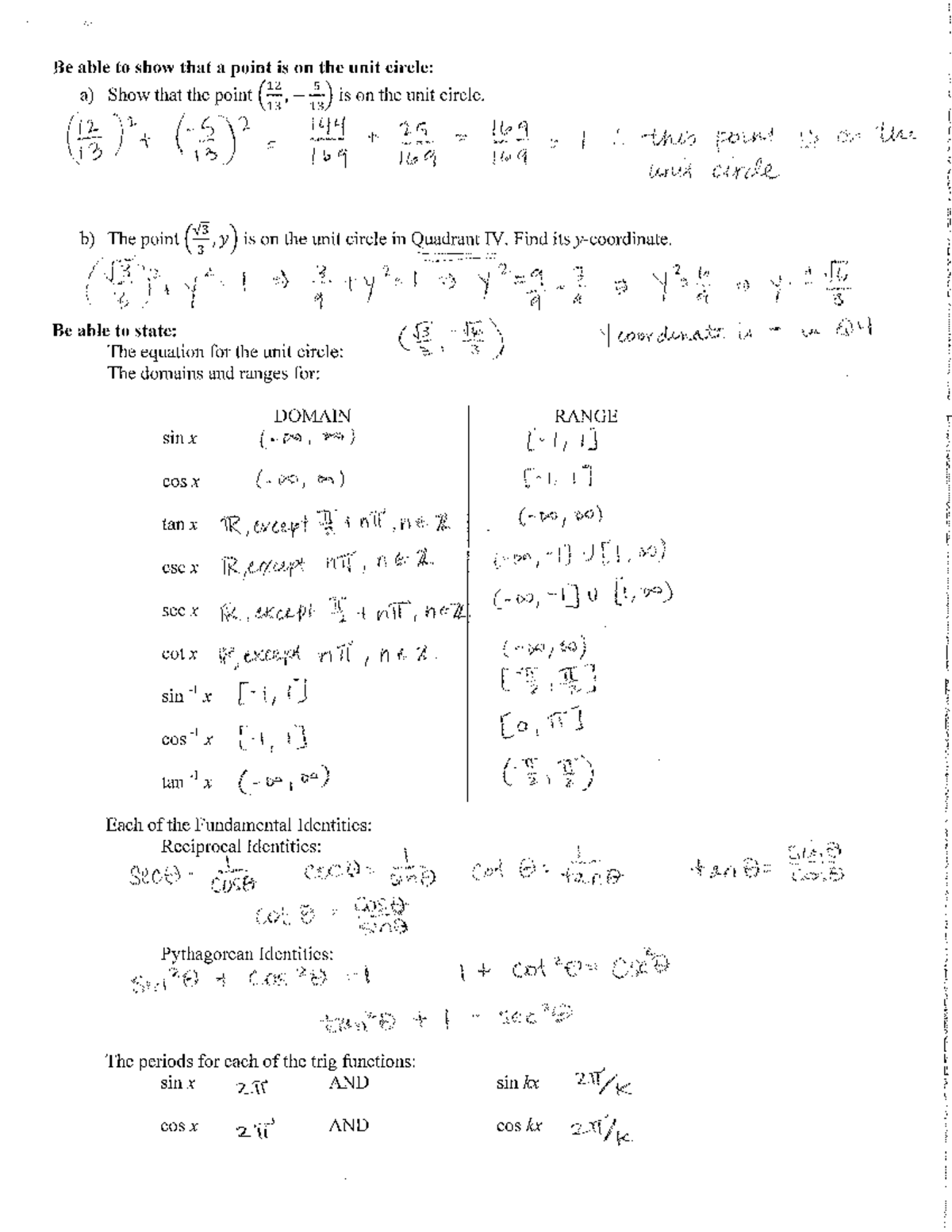 1113 - These are the solutions for practice exam 2 for precal with ...