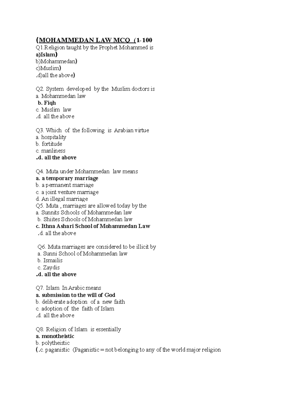 unit-2-muslim-law-word-mohammedan-law-mcq-1-q1-taught-by-the