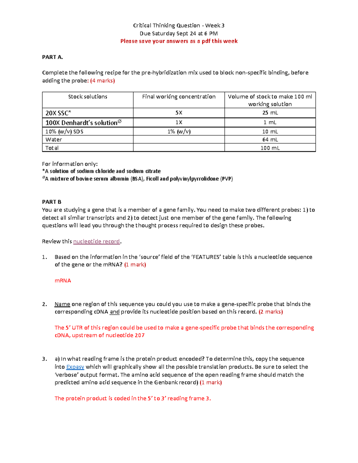 Week 3 Critical thinking question - Critical Thinking Question - Week 3 ...