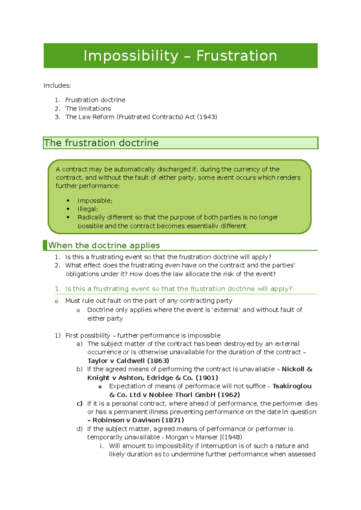 Impossibility - Frustration - Impossibility – Frustration Includes ...