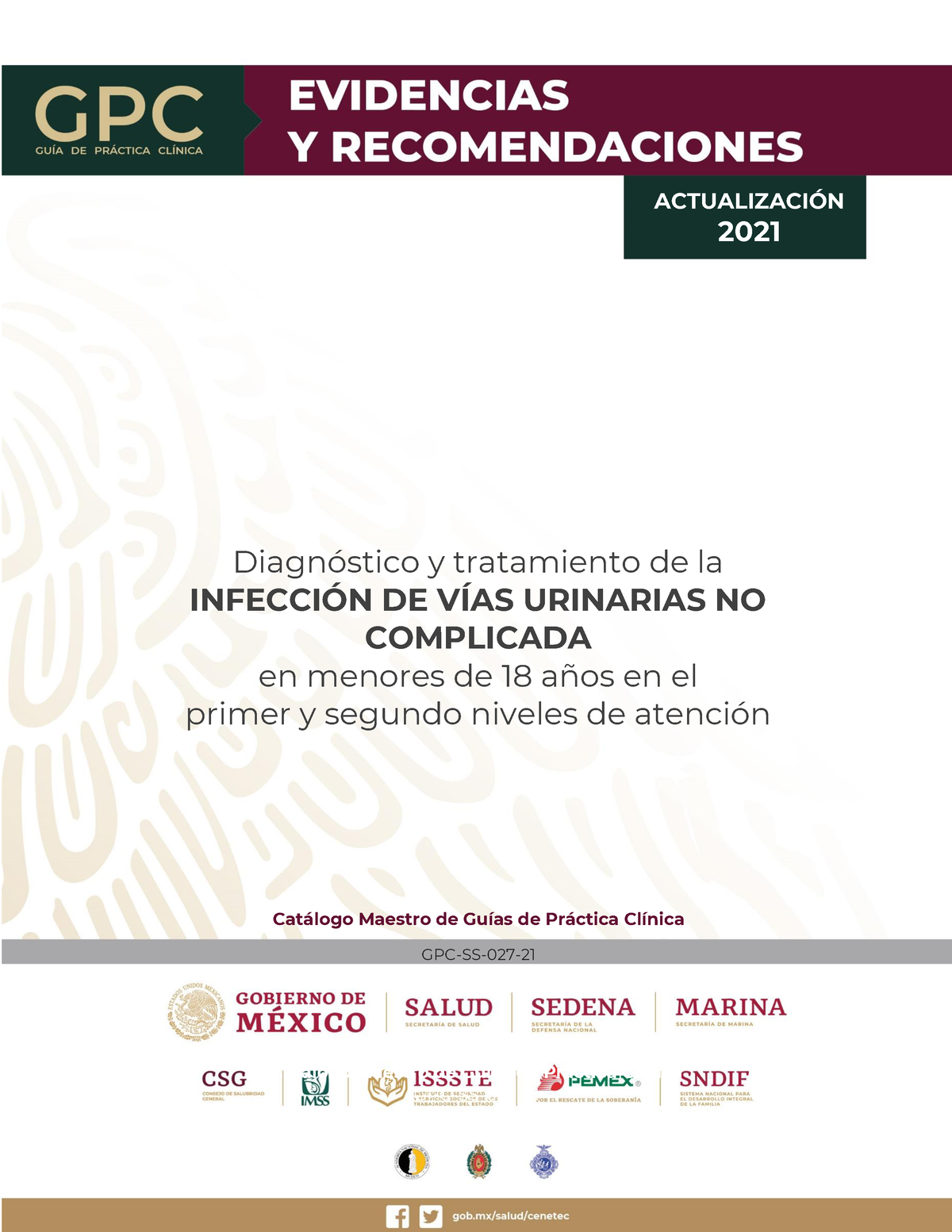 Er Guia De Practica Clinica Para Medicina Humana Diagnóstico Y Tratamiento De La InfecciÓn 8129