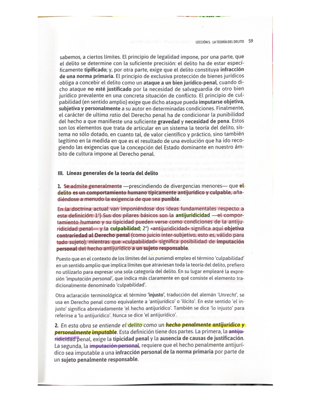 Teoria Del Delito - Fundamentos Del Derecho Penal Y Teoría General Del ...