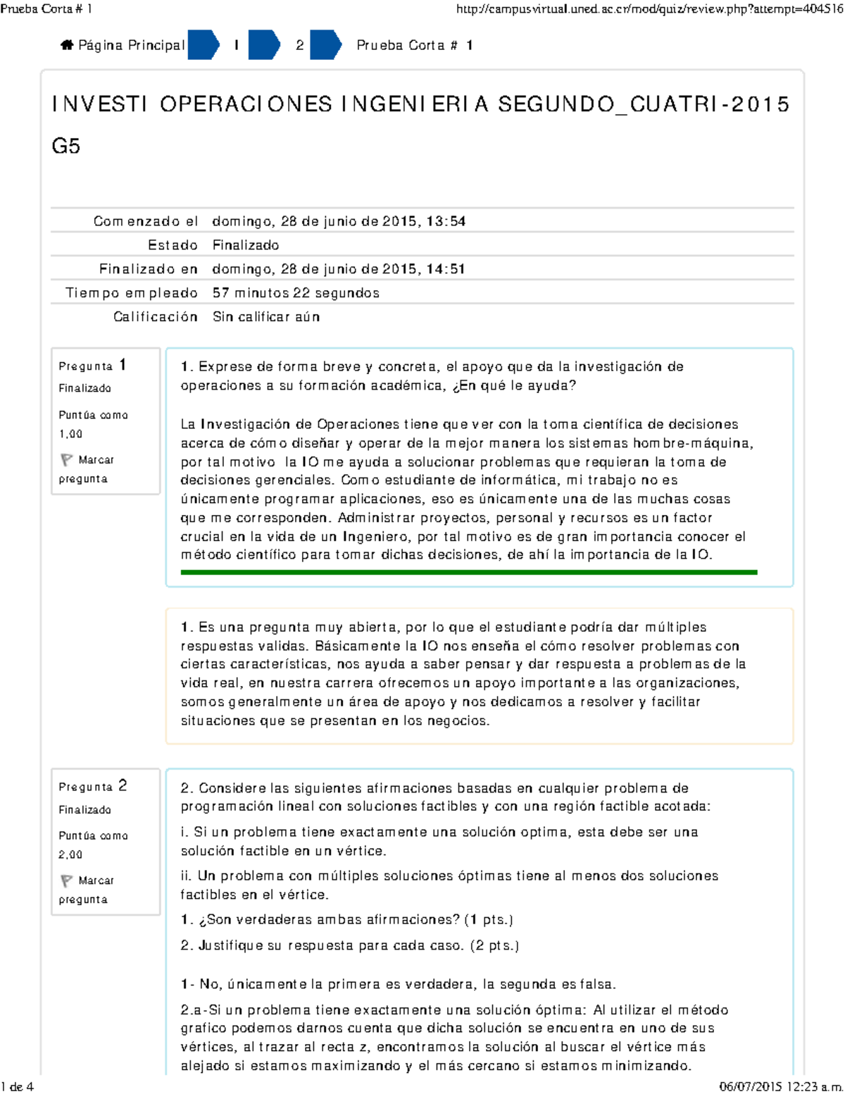 Examen De Muestra Practica 15 Preguntas Y Respuestas Studocu
