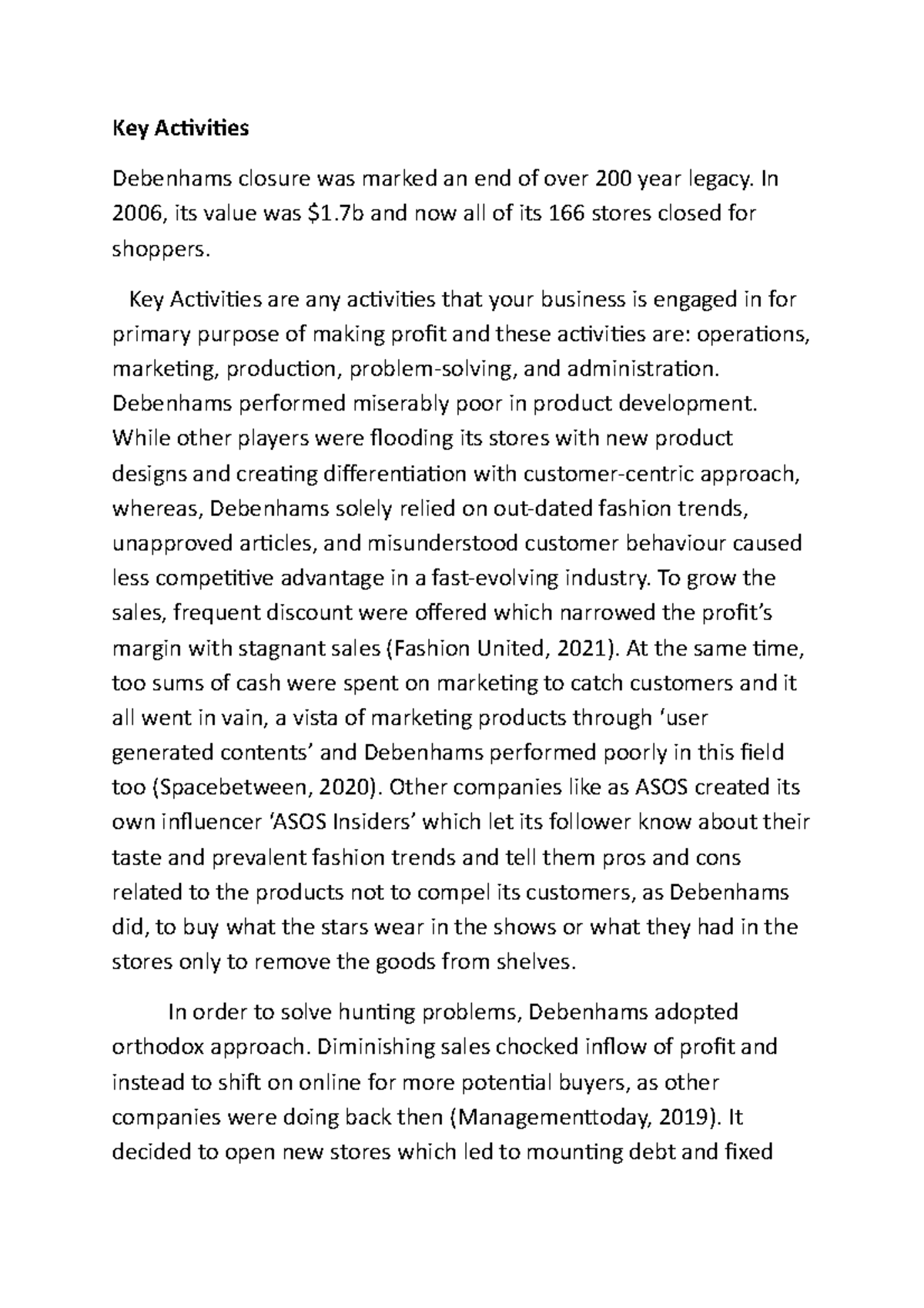 Debenhams closure was marked an end of over 200 year legacy - In 2006 ...