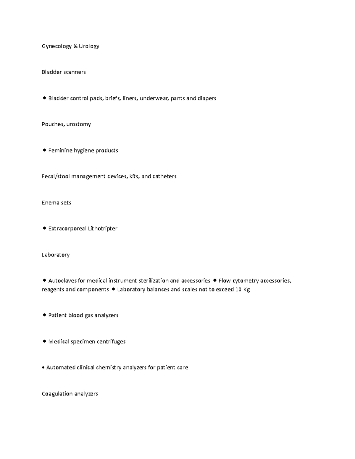 Gynecology - MEDICAL NOTES - Gynecology & Urology Bladder scanners ⚫ ...