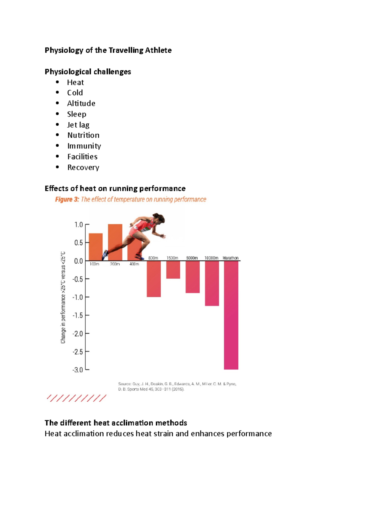 Physiology of the Travelling Athlete - Physiology of the Travelling ...