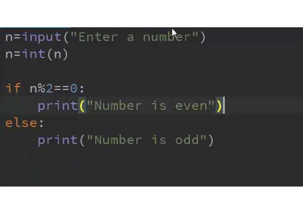 If,for - important - a if print( is else: print( is a if print( is else ...
