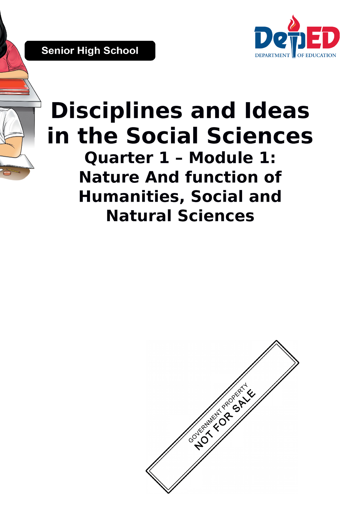 Humss DISS Module 1 Humanities Social And Natural Science - Disciplines ...