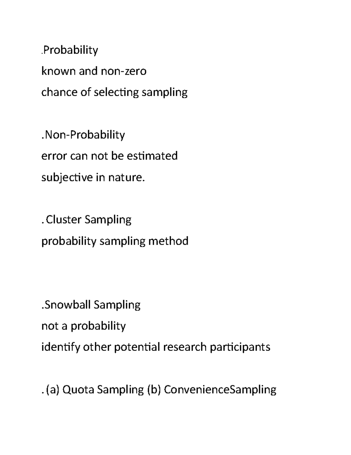 ch4-good-summry-probability-known-and-non-zero-chance-of-selecting