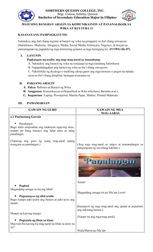 Outlines FOR Writing A Summary OR Reflection OF Matatag Curriculum ...