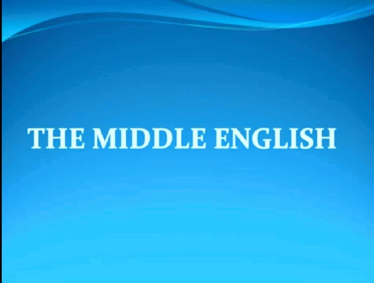 the-middle-english-period-history-of-english-language-studocu