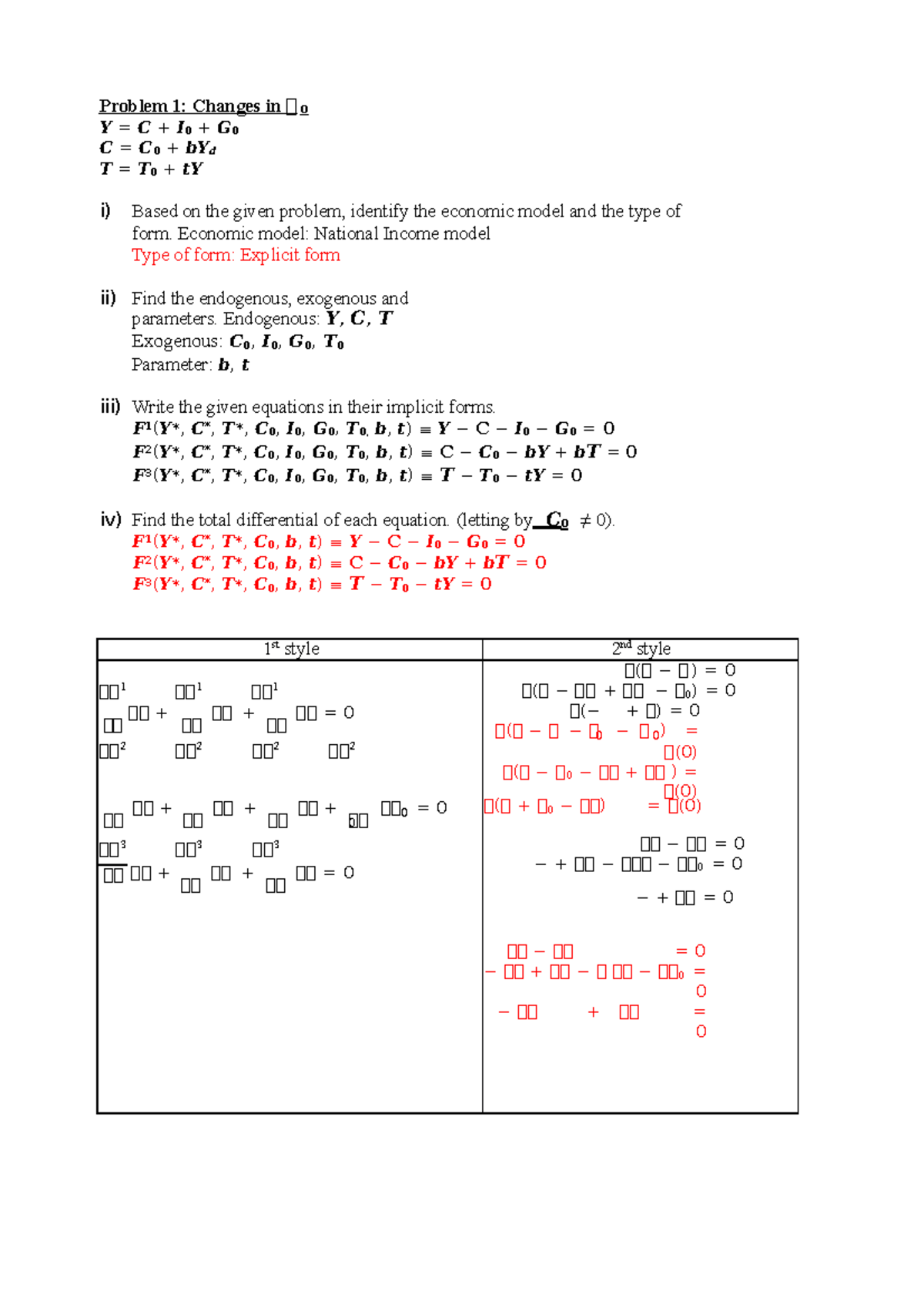 Assignment 3 B8 Draft 2 - Problem 1: Changes In 𝐀 𝐀 𝐀 = 𝐀 + 𝐀 𝐀 𝐀 𝐀 𝐀 ...