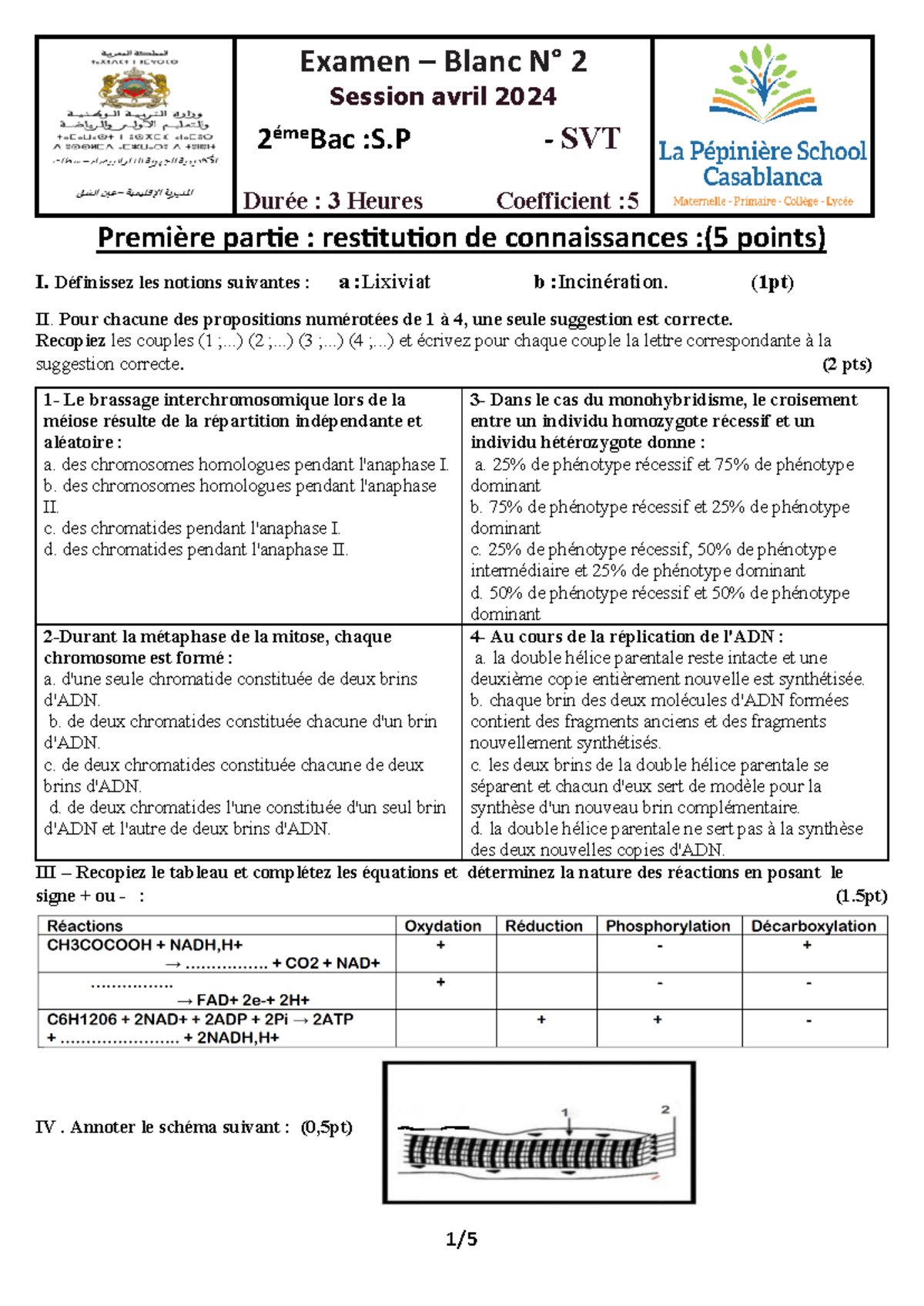 Duree Svt Bac S: Cours Svt Bac Sc – ORTTS