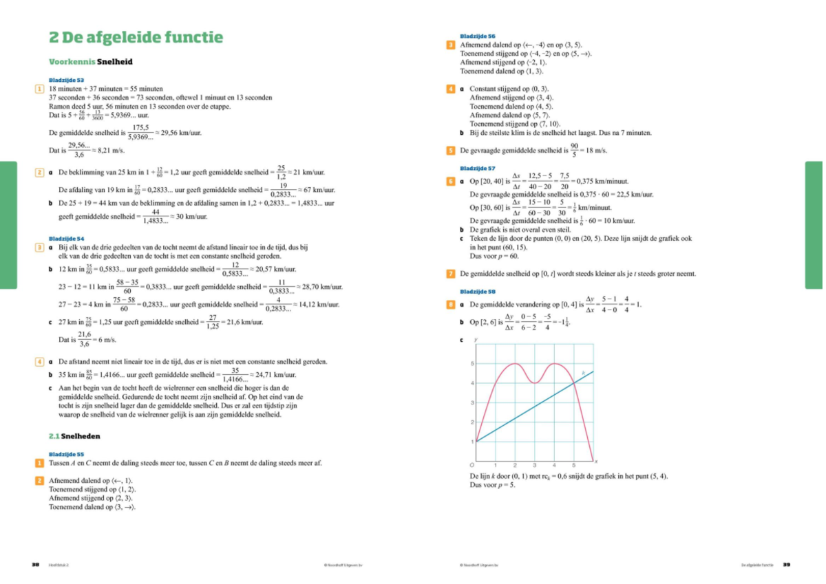 Uitwerkingen 4V-WB-Hoofdstuk 2 - Wiskunde B - Studeersnel