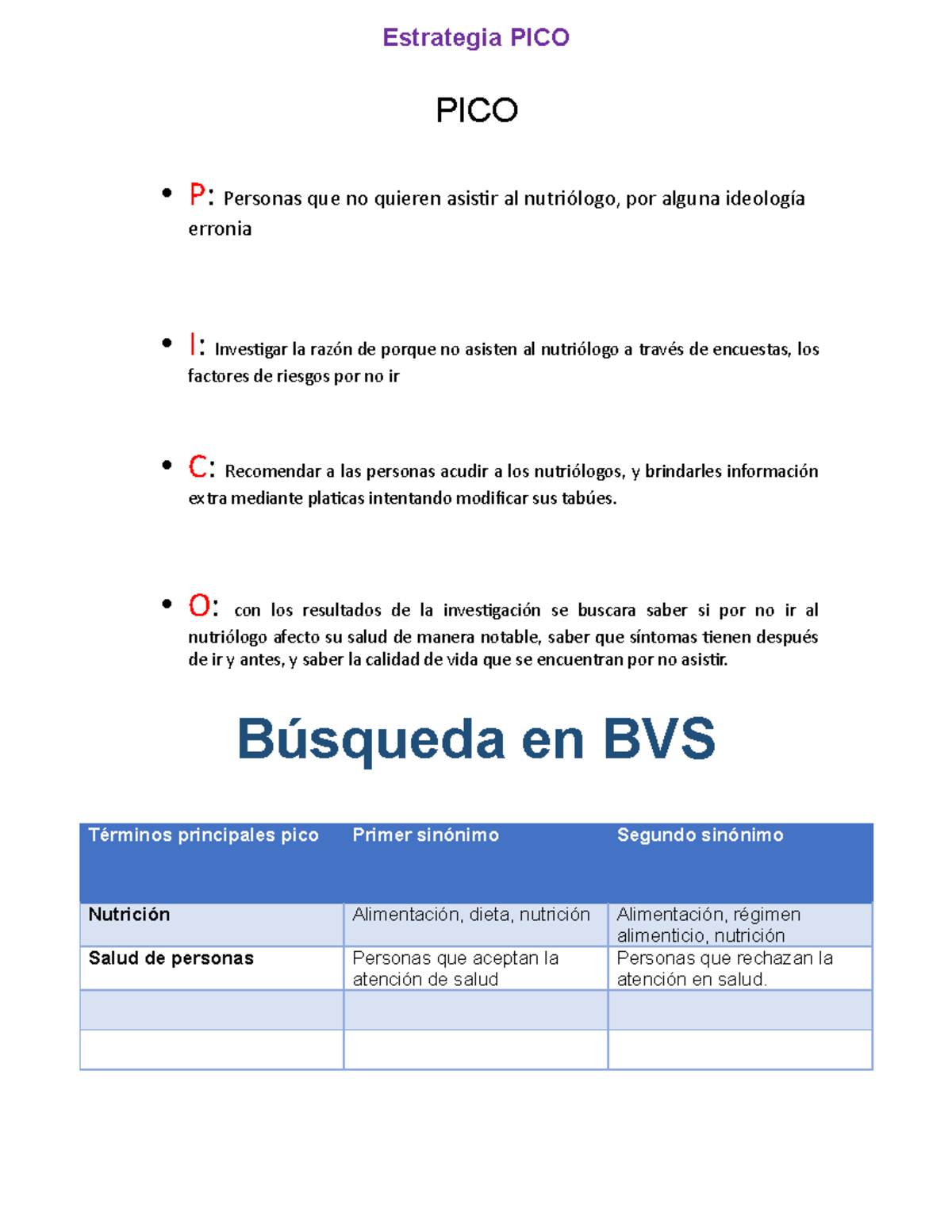 Estrategia Pico En La Metodologia De La Investigacion De Algunas