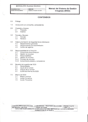 Lista de documentos ISO 9001 Paquete Documentos ES (15) - ver 2, 2015 ...