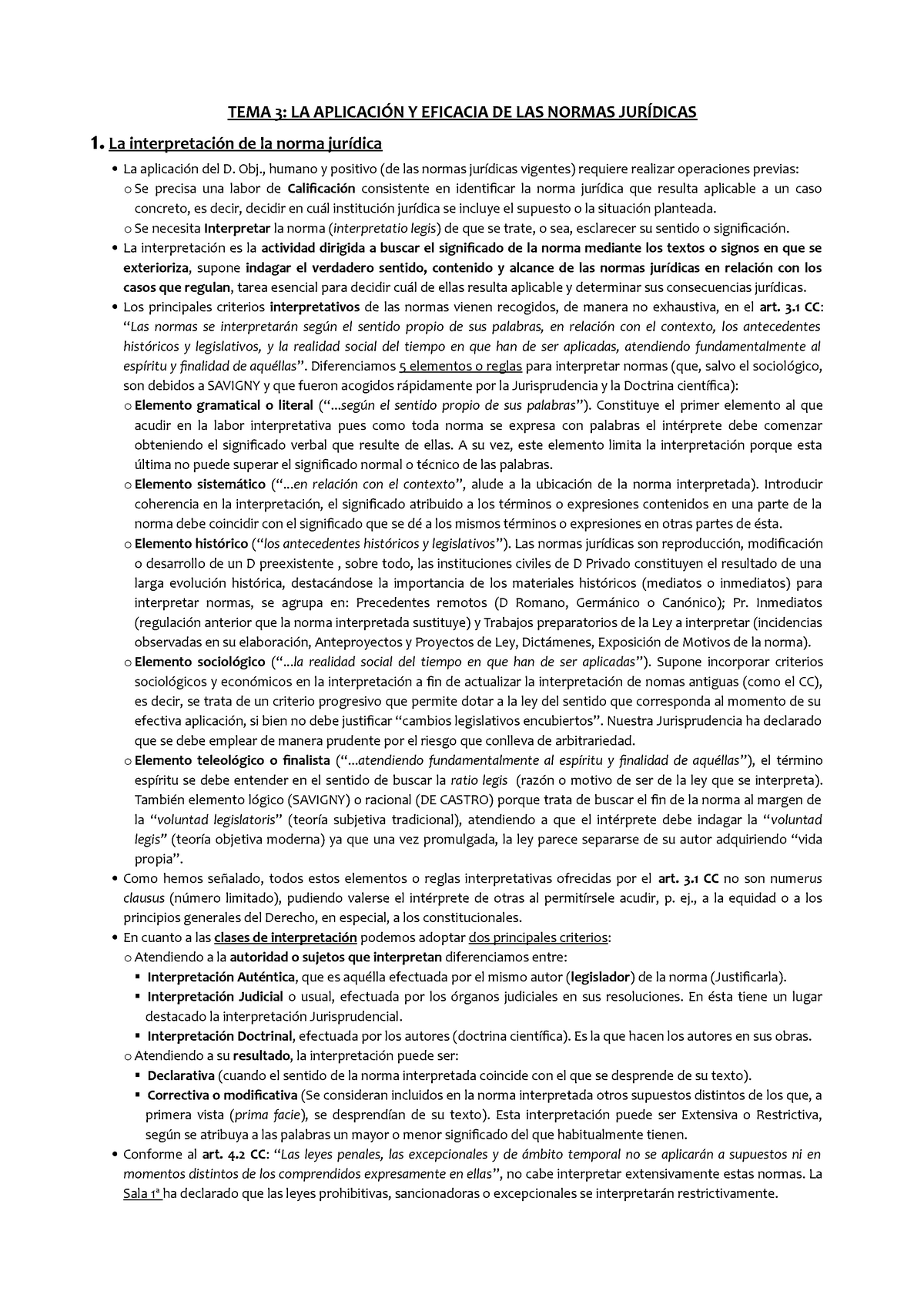 Tema 3 - Derecho Civil - Apuntes 3 - Introducción Al Derecho Civil Y ...