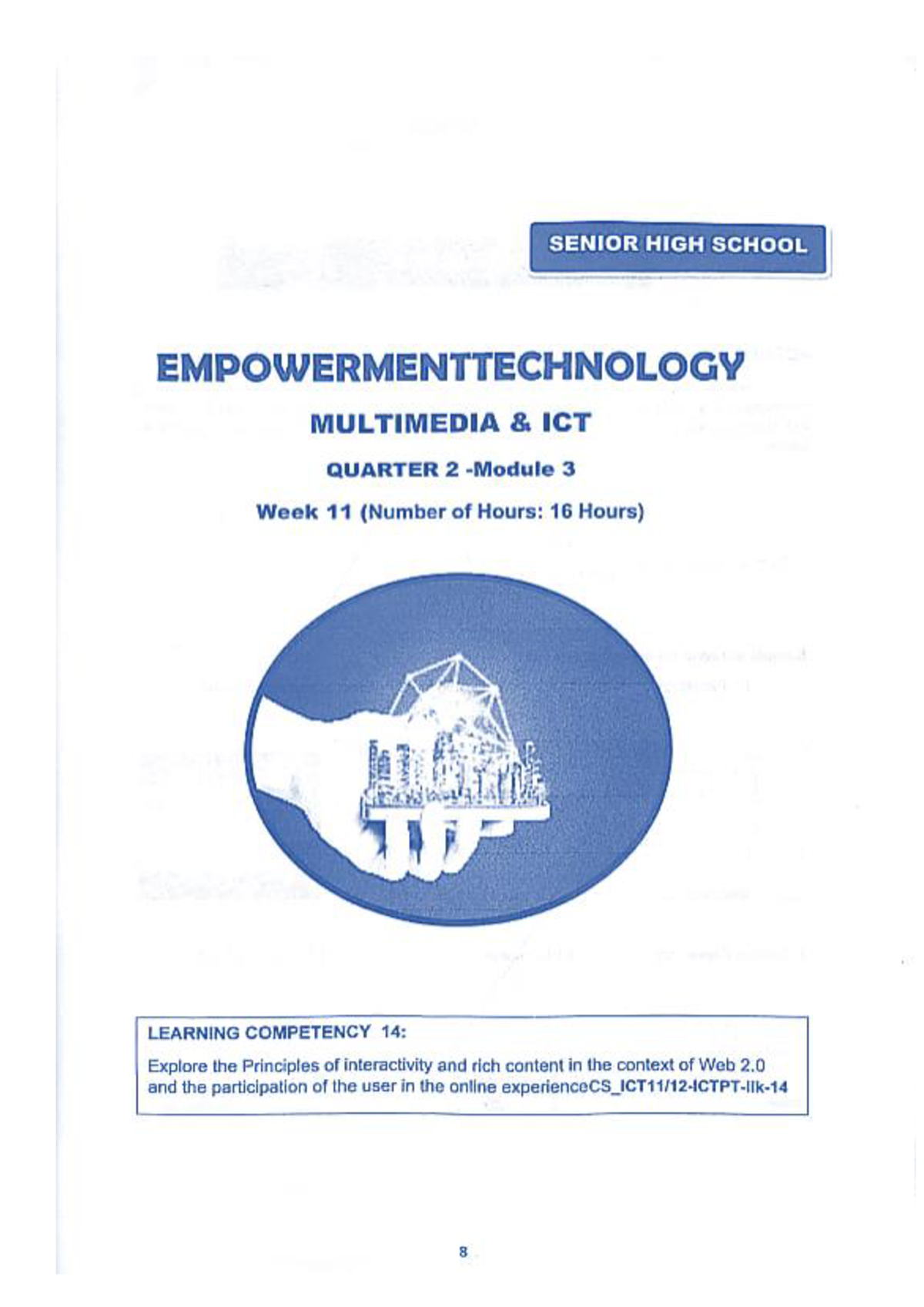 Empowerment Tech Worksheet 11 - Work Based Learning With Emphasis On ...