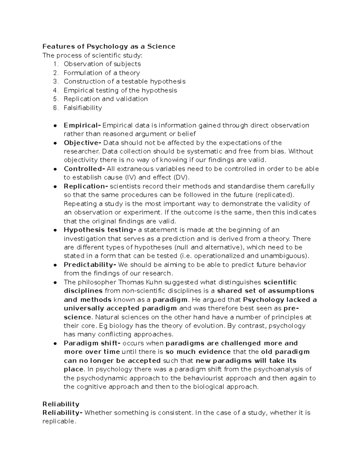 Research method sections - PSYC0012 - UCL - Studocu