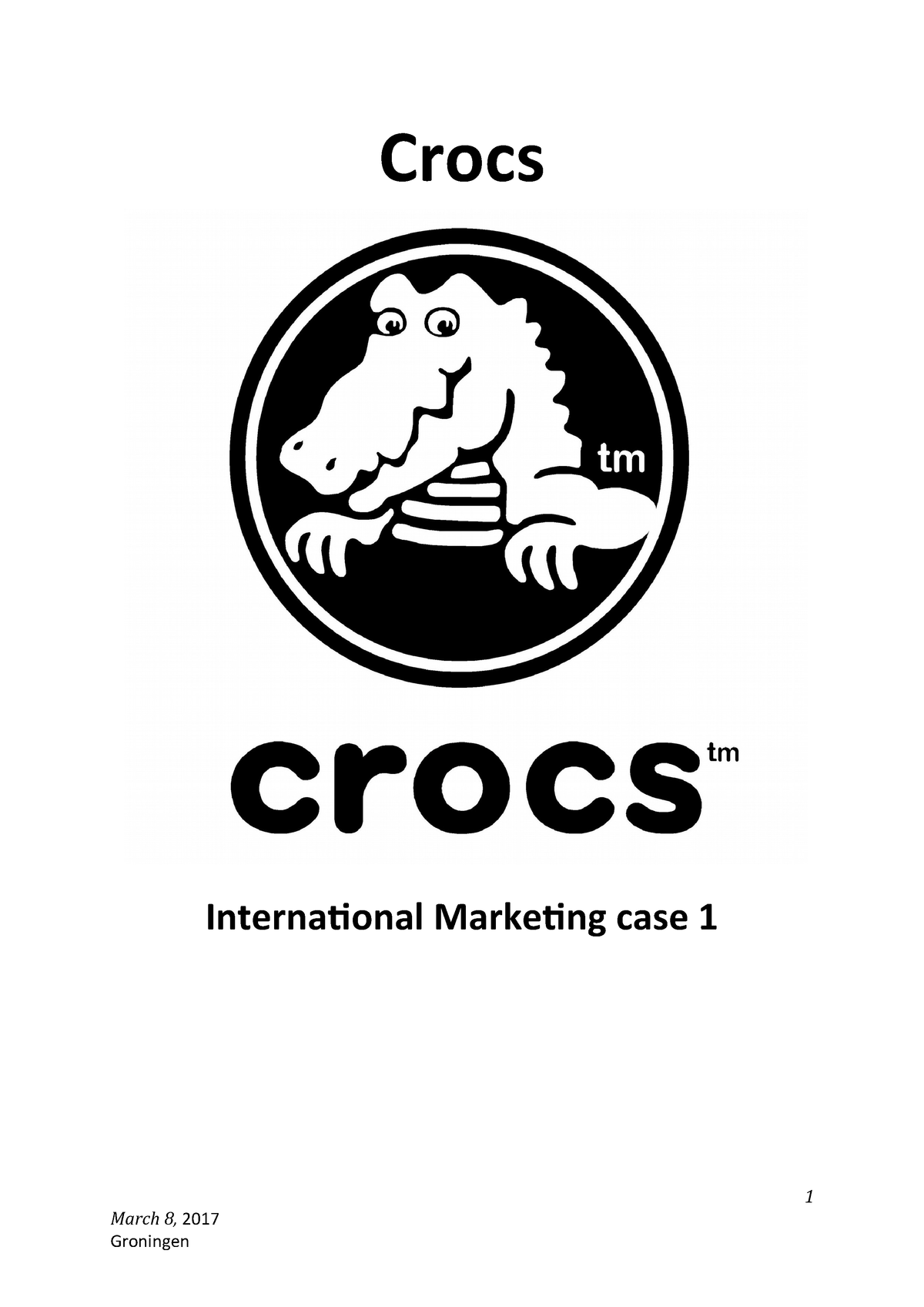 crocs target market