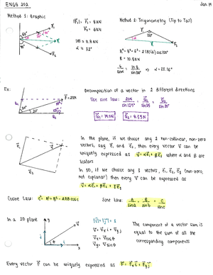 Vector Cross Product and Moment Calculation - Studocu