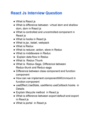 React Interview Question - Top 5 0 React Interview Questions and ...