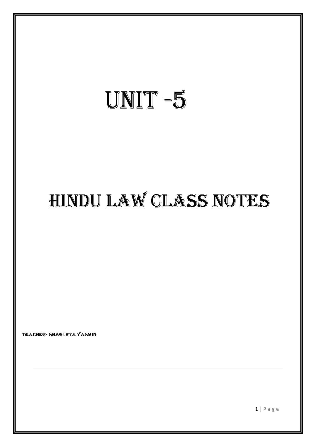 assignment on hindu law