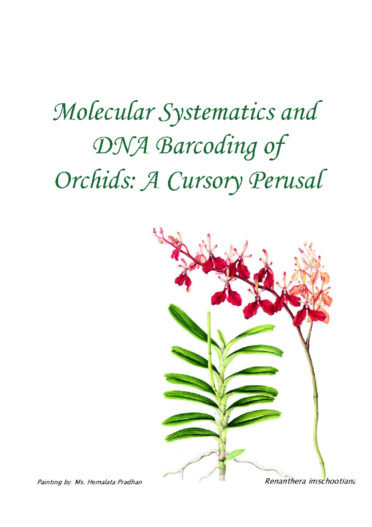 07 chapter 2 - Journals related to taxonomy and morphology of orchids ...
