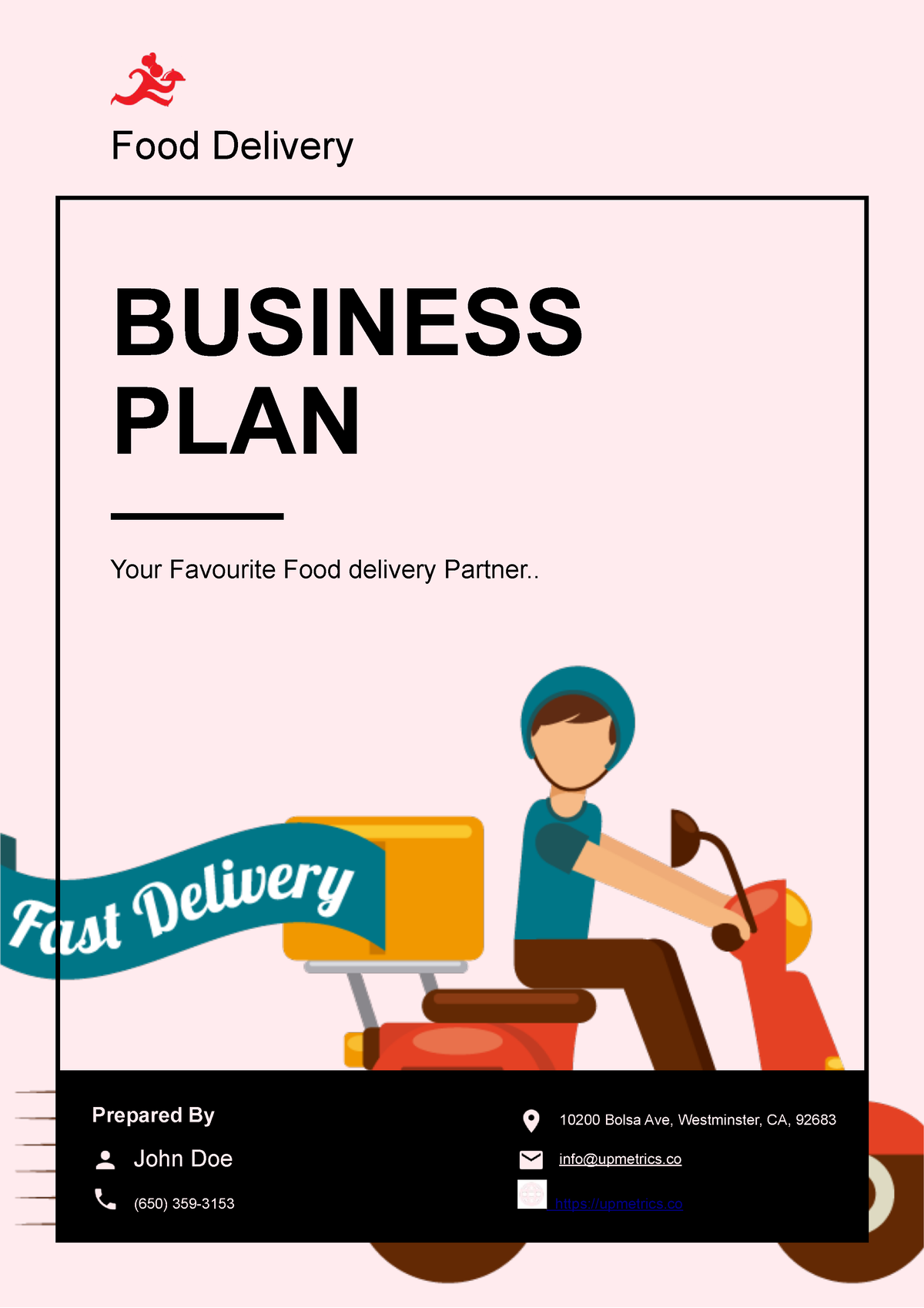 online food business plan pdf
