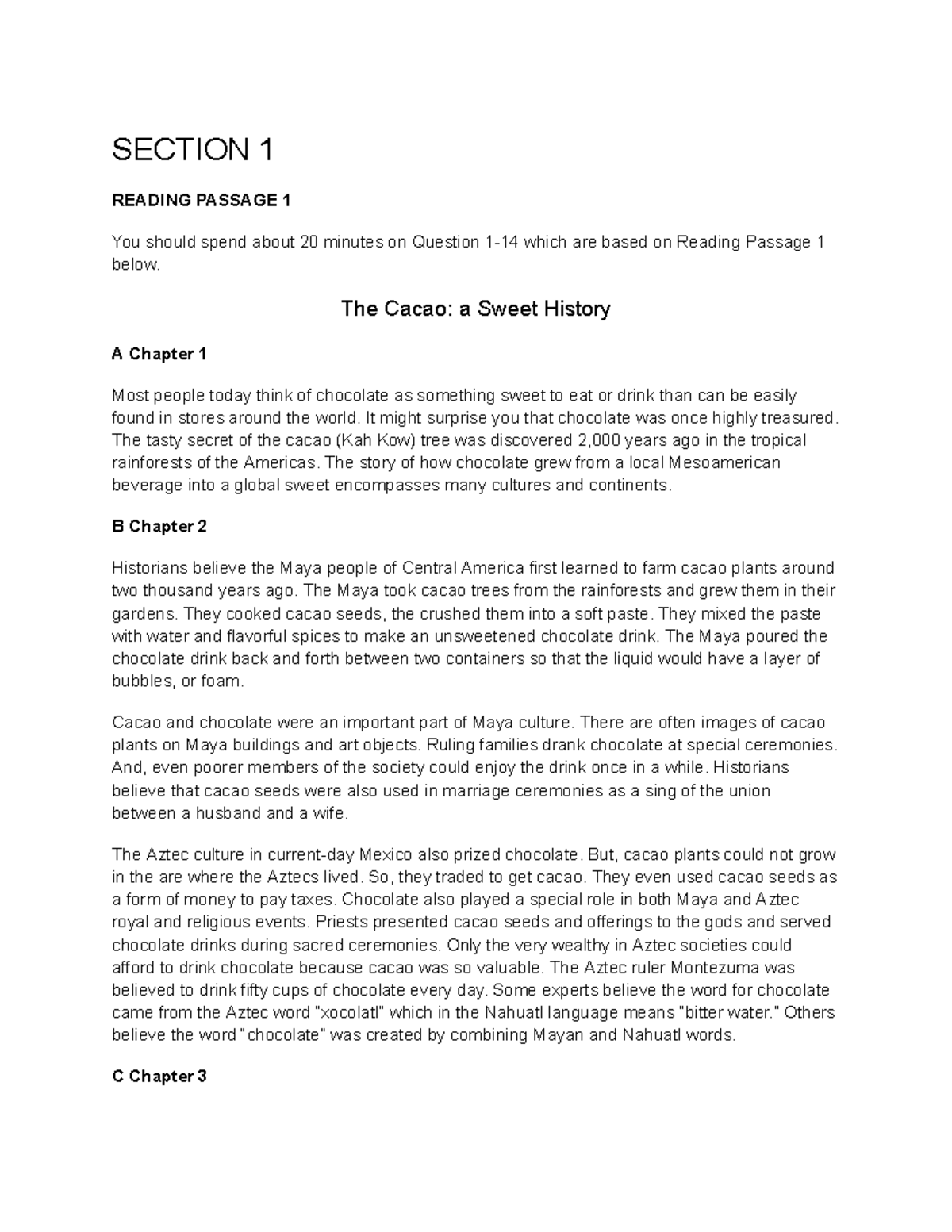 Test 02 - IELTS READING ĐỀ THI SỐ 2 - SECTION 1 READING PASSAGE 1 You ...