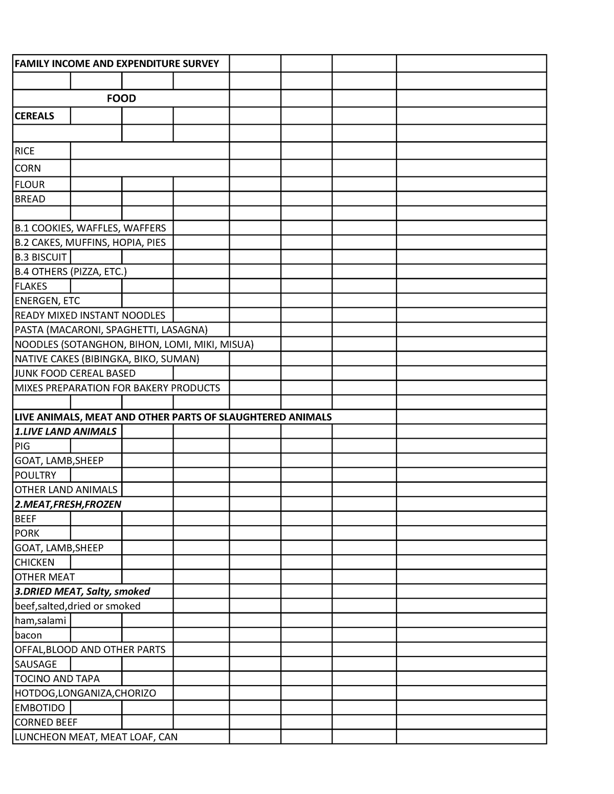 Psasurveyfinal - A survey outline and questionnaire for income ...