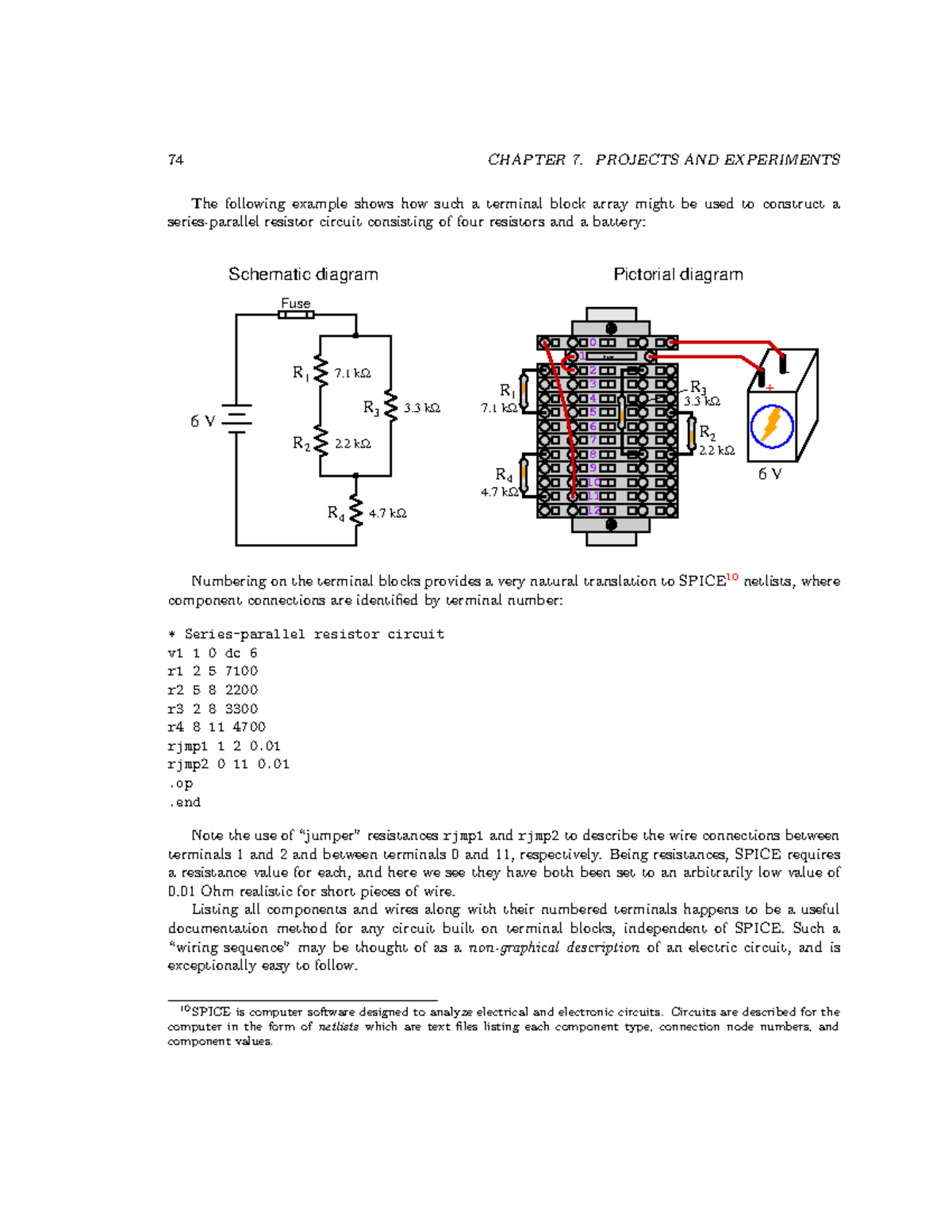 PROJECTS AND EXPERIMENTS - 74 CHAPTER 7. PROJECTS AND EXPERIMENTS The ...