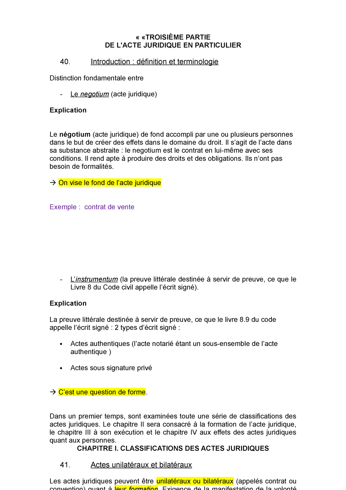 acte juridique dissertation pdf