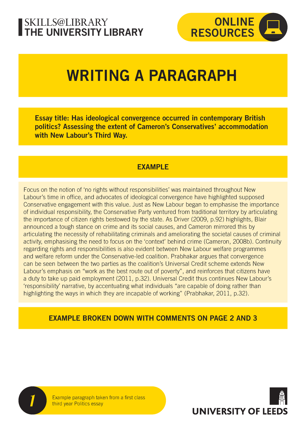 How To Write A Paragraph For 3rd Grade