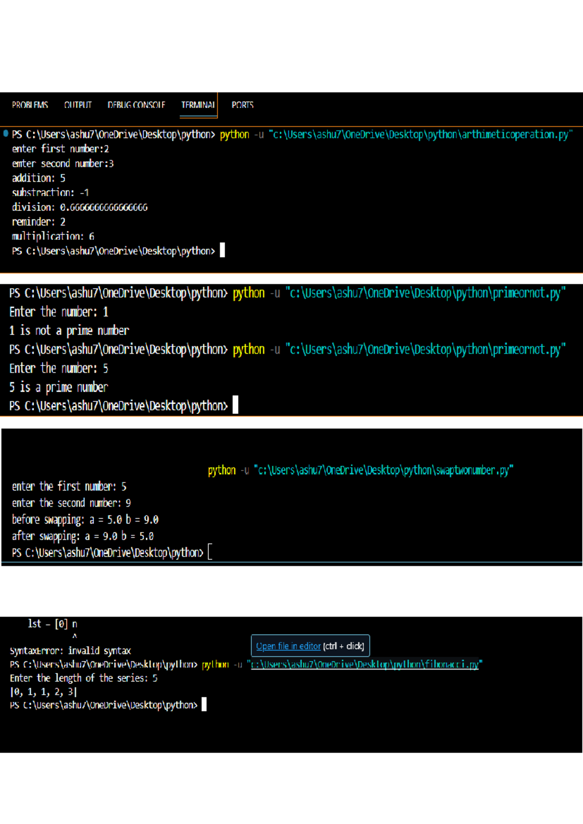 Python - B.tech CSE - Studocu