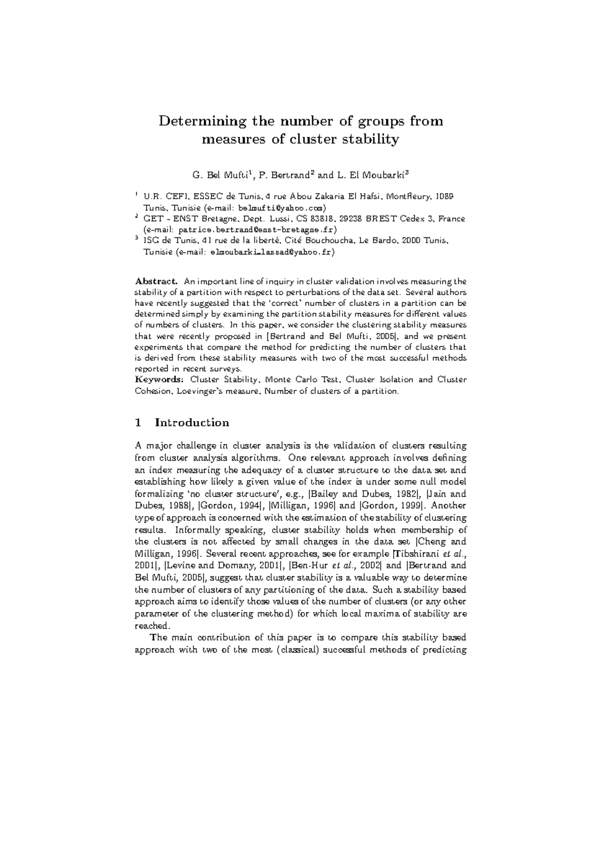 Determining the number of clusters - Data Analysis - Studocu